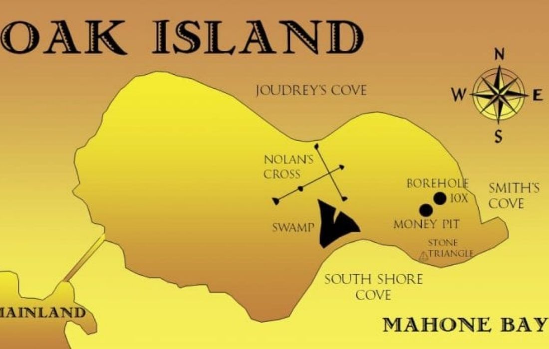 The Curse Of Oak Island Treasure Hidden In Swamp Nolan’s Cross Indicates This?